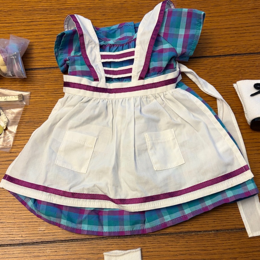 RARE American Girl Addy Sewing outfit Beforever - Picture 5 of 8
